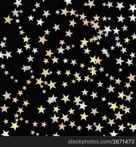 Black background with stars