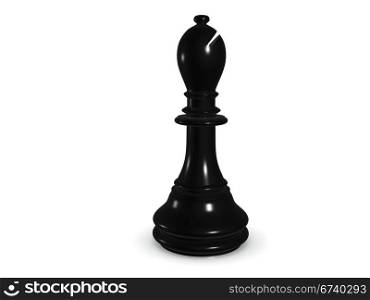 black bishop. 3d chess game