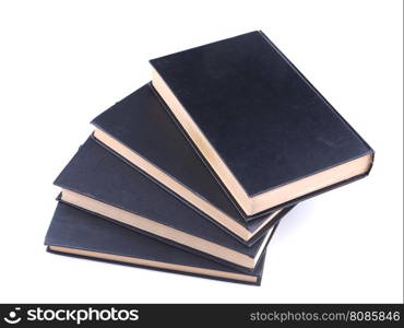 black book on a white background