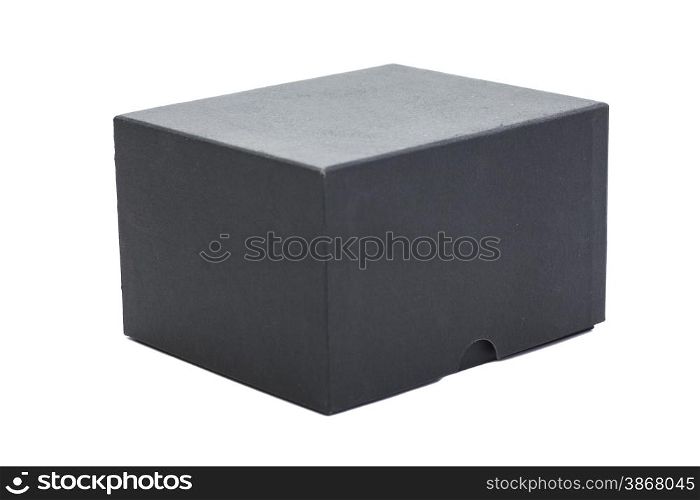 black box on white background