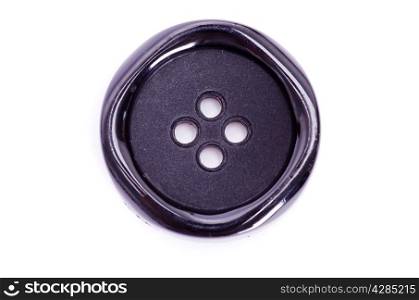 black button isolated on white