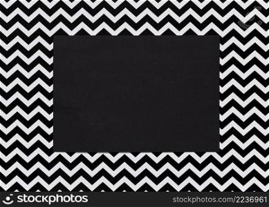black cardboard with abstract frame