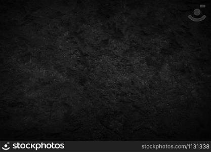 Black cement texture background with copy space