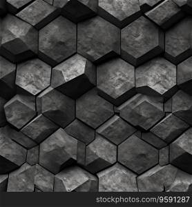 black ceramic brick wall hexagonal seamless. black ceramic brick wall hexagonal