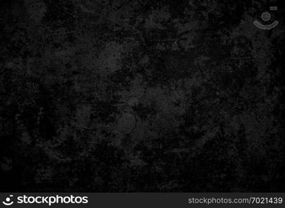 Black concrete wall textured for background