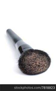 black cosmetic brush isolated