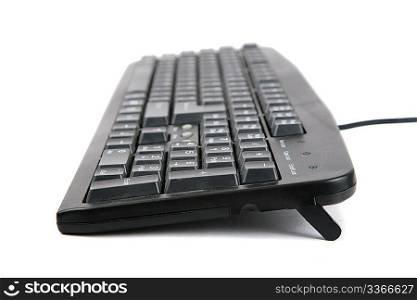 black dirty keyboard on side