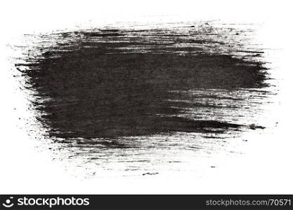 Black expressive ink strokes - abstract background