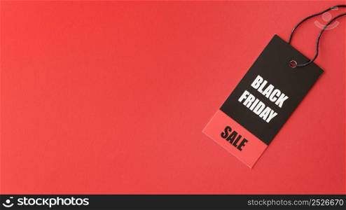 black friday sale label copy space