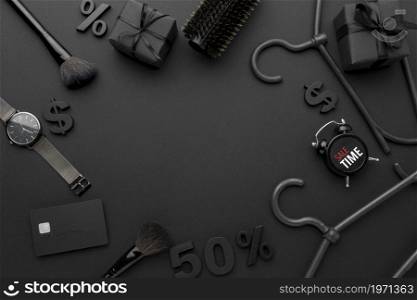 black friday sales elements composition. High resolution photo. black friday sales elements composition. High quality photo
