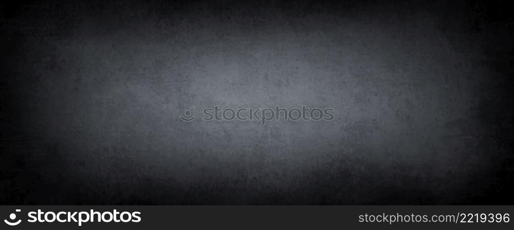 Black grey background with grunge texture, elegant luxury backdrop painting, soft blurred texture in center with blank , simple elegant grey background