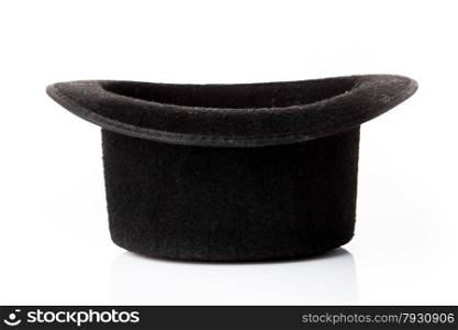 Black hat on white background.