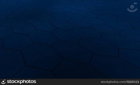 black honeycomb tridimensional background, 3d illustration