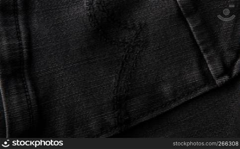 Black Jeans Texture Background