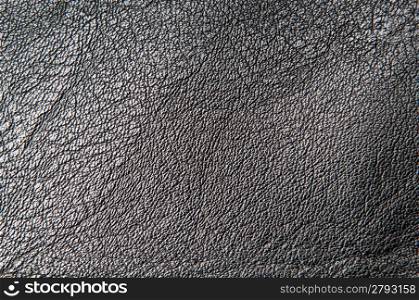 Black leather close up for your background