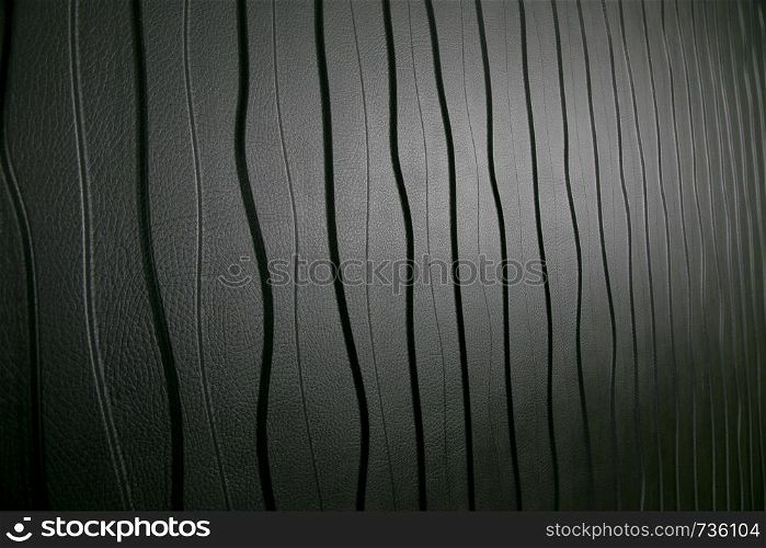 black leather texture background surface or wallpaper .