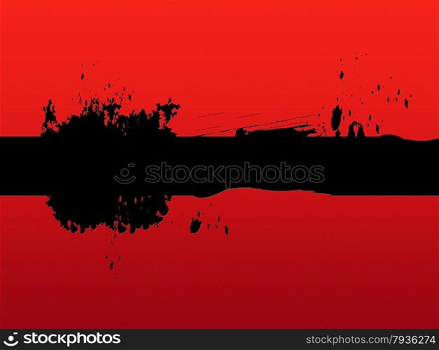 Black Line Background Meaning Painting And Blotches&#xA;