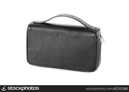 black male bag isolated on a white background