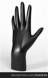Black mannequin hand