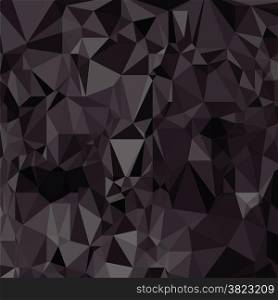 Black mosaic polygonal background. Geometrical dark background