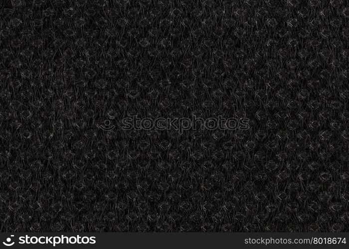 Black plain fabric, textile. Close up shot