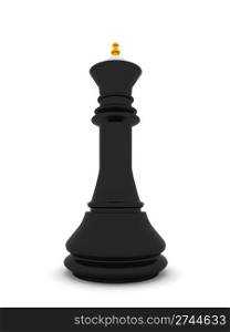 black queen. 3d chess game