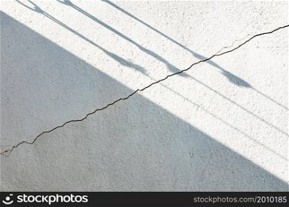 Black shadows on the concrete wall, abstract shadow, background for ideas