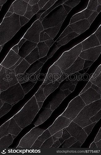 Black stone slate background design 3d illustrated