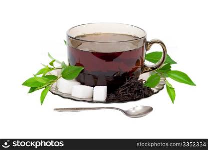 Black tea with sugar