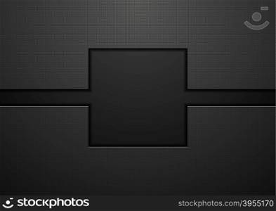 Black tech abstract background. Black tech abstract concept background