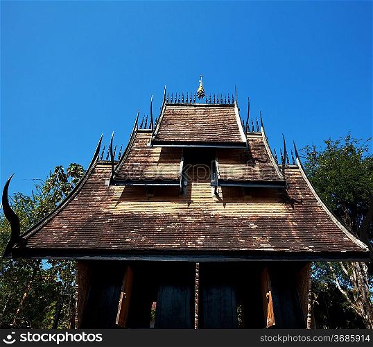 Black temple in Chiangrai