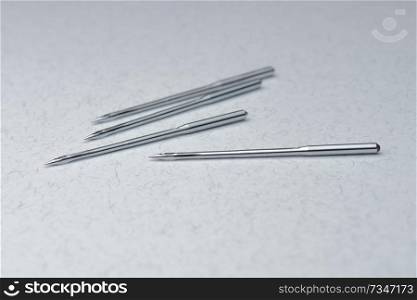 black thread and industrial needle