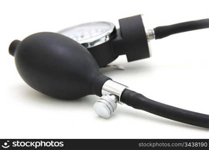 Black Tomometer Isolated on a White Background