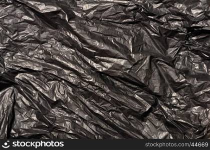 black trash bag plastic texture