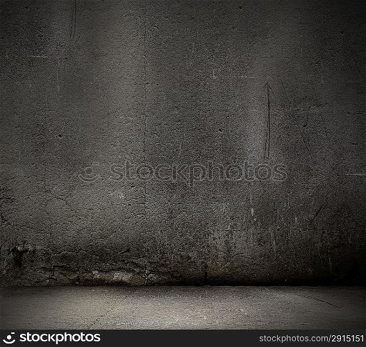 Black wall background