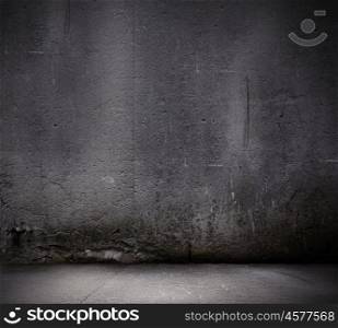 Black wall background. Black wall textured empty design. Background image