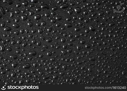 black water drops abstract background pattern