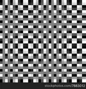 Black-white checkered plane made in 2d software