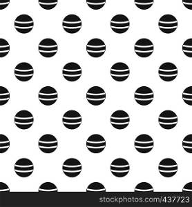 Black with white stripes pattern seamless in simple style vector illustration. Black with white stripes pattern vector