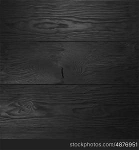 black wooden background. Colorful black empty pine wooden background