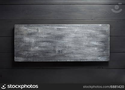 black wooden board as background texture