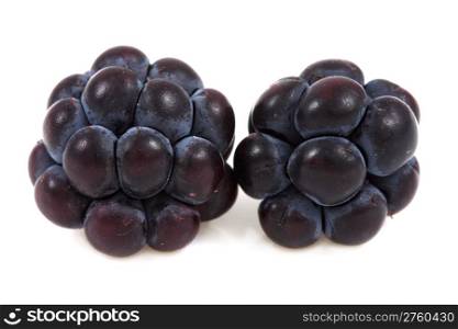 Blackberry isolated on a white