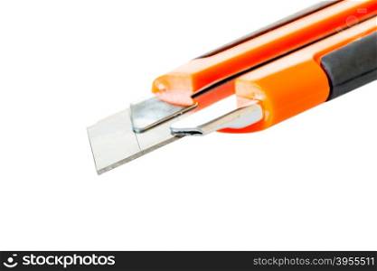 blade acute stationery knife macro picture isolated