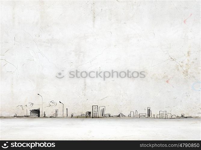 Blank background image. Sketch background image. Place for advertisement text