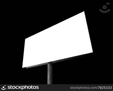 Blank billboard for your advertisement