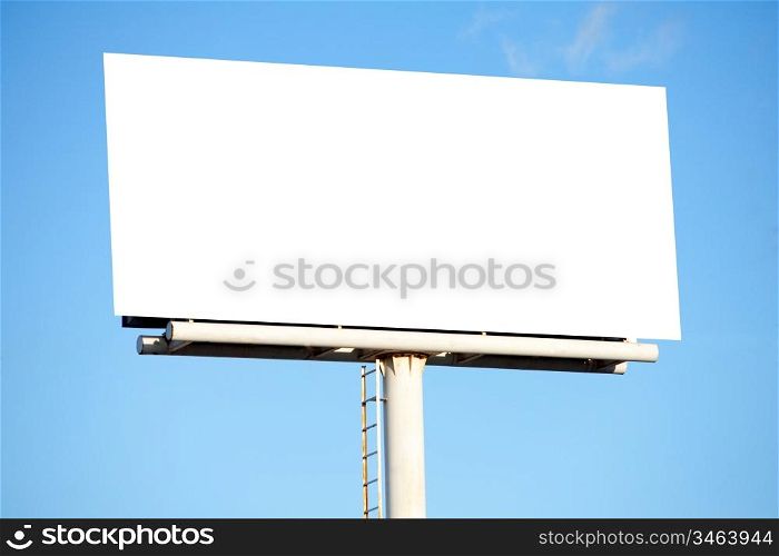 Blank billboard in order to be able to put text