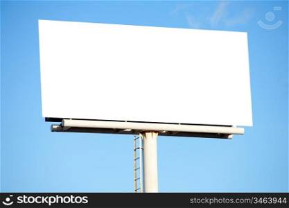 Blank billboard in order to be able to put text