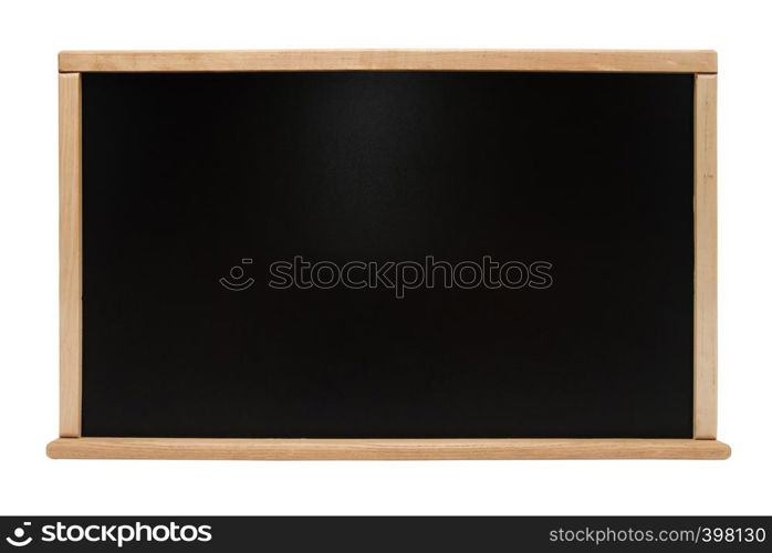Blank black chalkboard