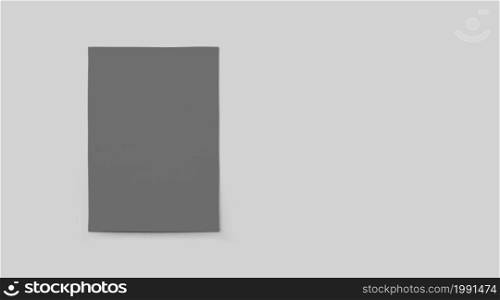 Blank branding stationery set isolated on grey as template for identity design presentation.