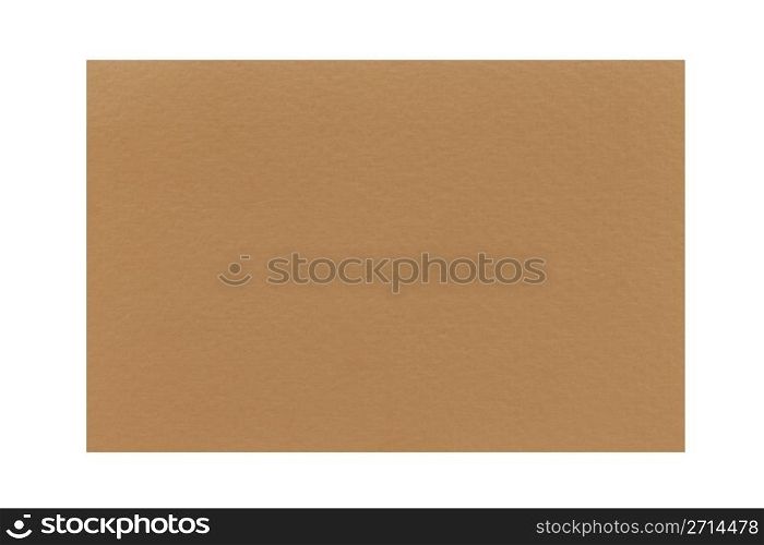 Blank business card isolated in white